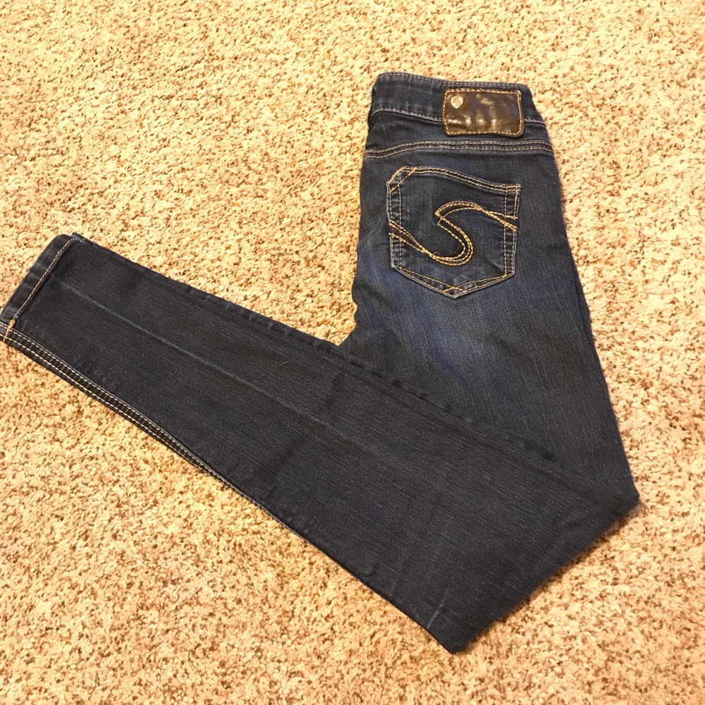 Silver Jean Jeggings